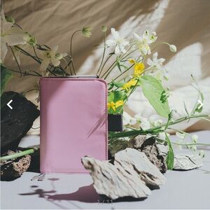 Hobonichi A6 Techo Cover in Charcoal Fairy with Clear Cover on Cover